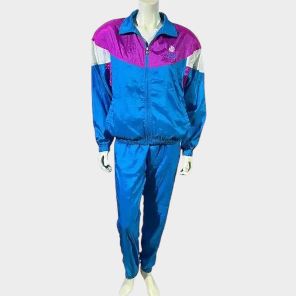 Vintage 1992 USA Olympics JCPenney Colorblock Windbreaker Track Suit Medium